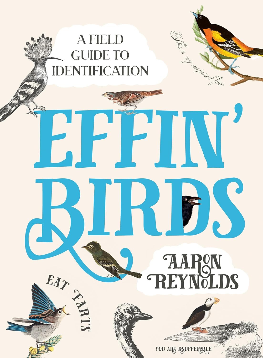 Effin' Birds: A Field Guide to Identification - by Aaron Reynolds (Hardcover)