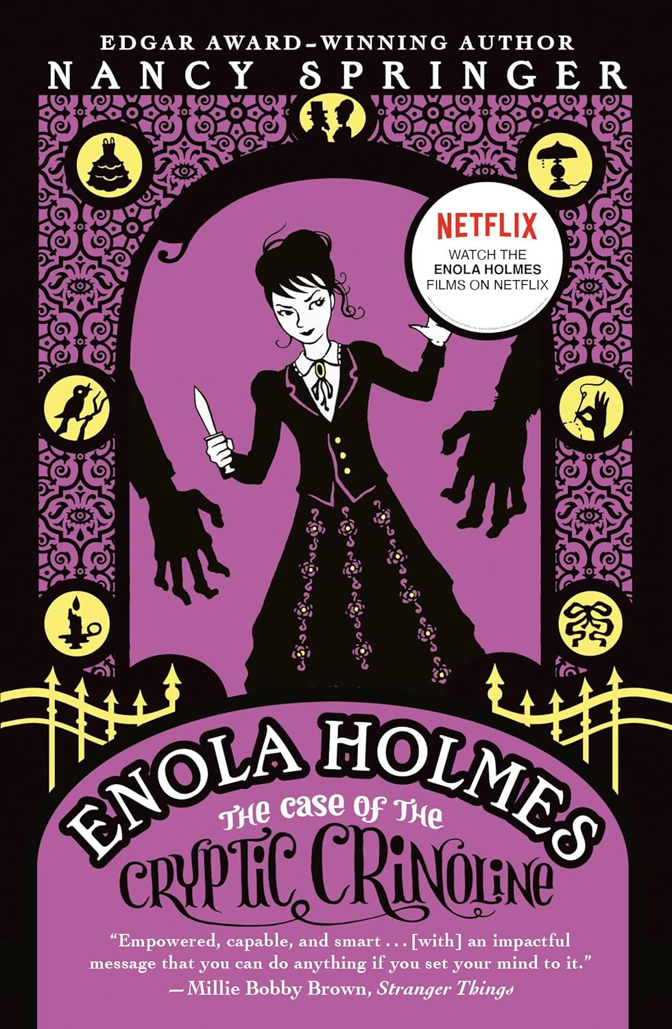 Enola Holmes: The Case of the Cryptic Crinoline - by Nancy Springer