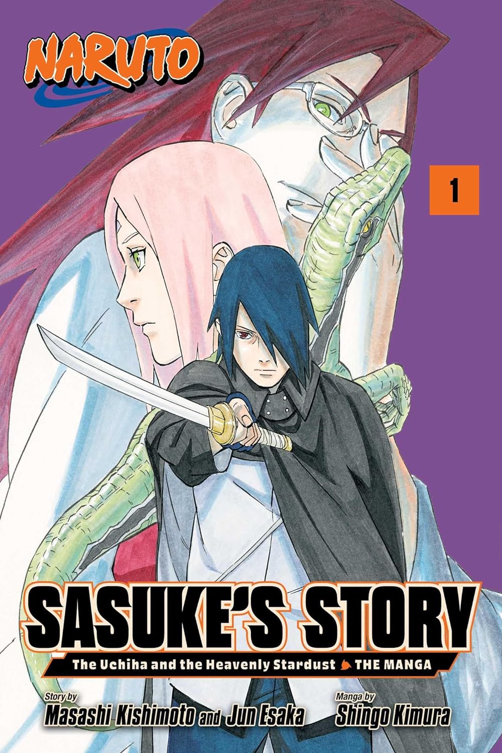 Naruto: Sasuke's Story--The Uchiha and the Heavenly Stardust: The Manga, Vol. 1 (Naruto: Sasuke's Story--The Uchiha and the Heavenly Stardust: The Manga #1) - by Masachi Kishimoto