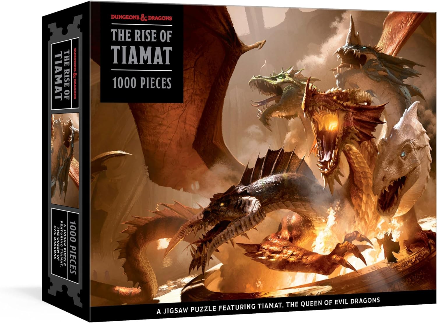 The Rise of Tiamat Dragon Puzzle (Dungeons & Dragons): 1000-Piece Jigsaw Puzzle Featuring the Queen of Evil Dragons: Jigsaw Puzzles for Adults (Dungeons & Dragons)