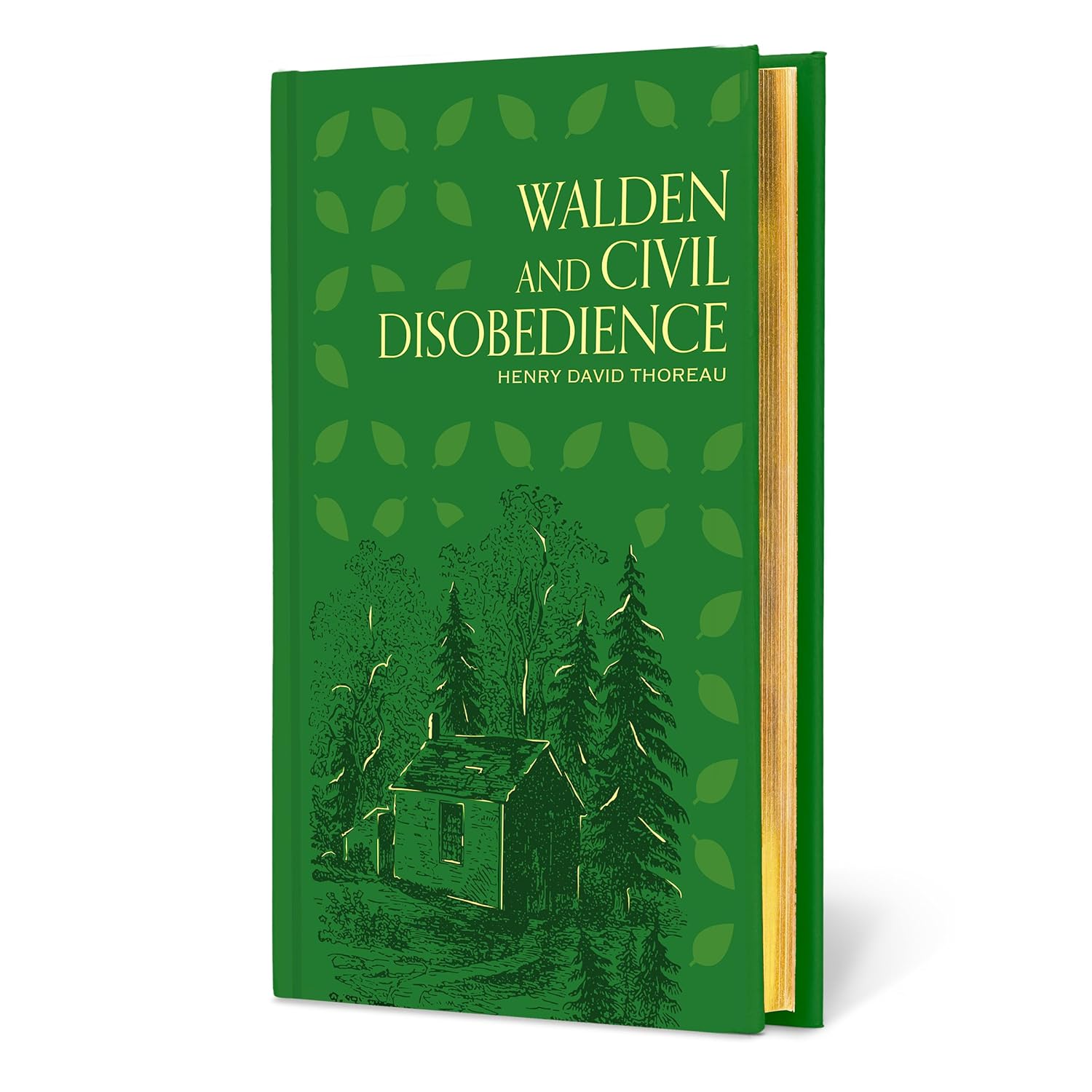 Walden and Civil Disobedience (Signature Gilded Editions) - by Henry David Thoreau (Hardcover)