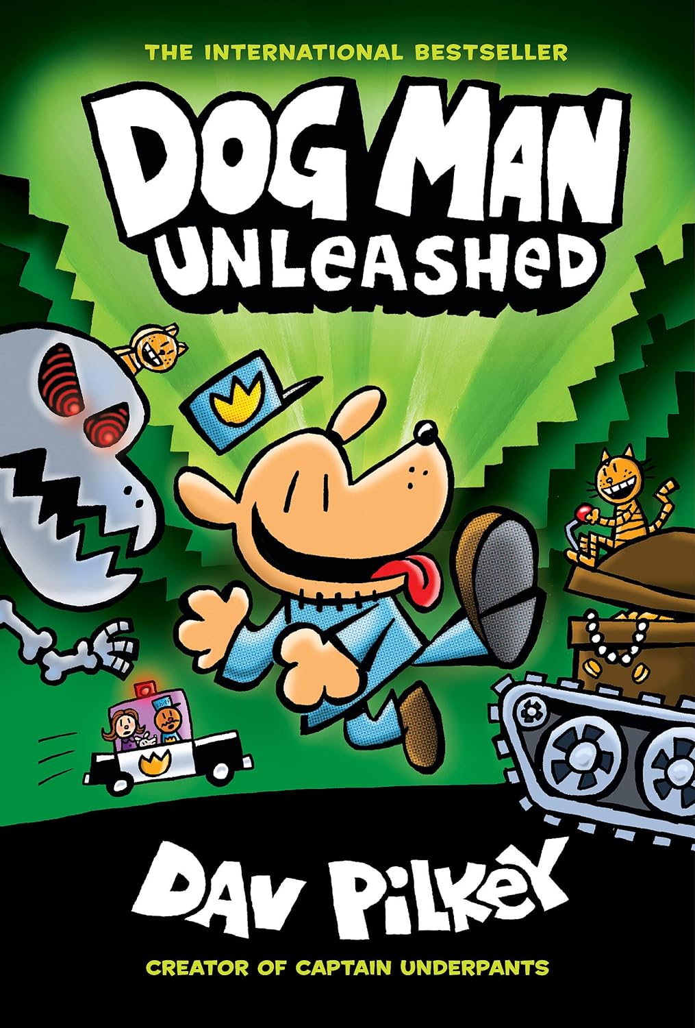 Dog Man Unleashed: A Graphic Novel (Dog Man #2) - by Dav Pilkey (Hardcover)