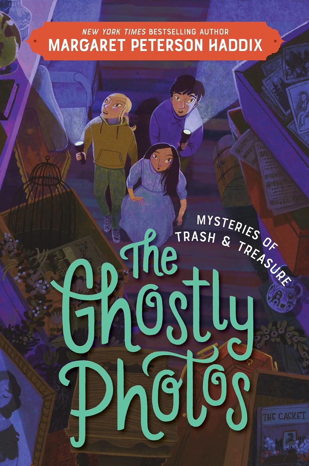 Mysteries of Trash and Treasure: The Ghostly Photos - by Margaret Peterson Haddix (Hardcover)