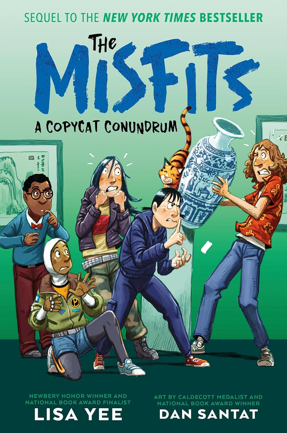 A Copycat Conundrum (the Misfits) (The Misfits) - by Lisa Yee (Hardcover)