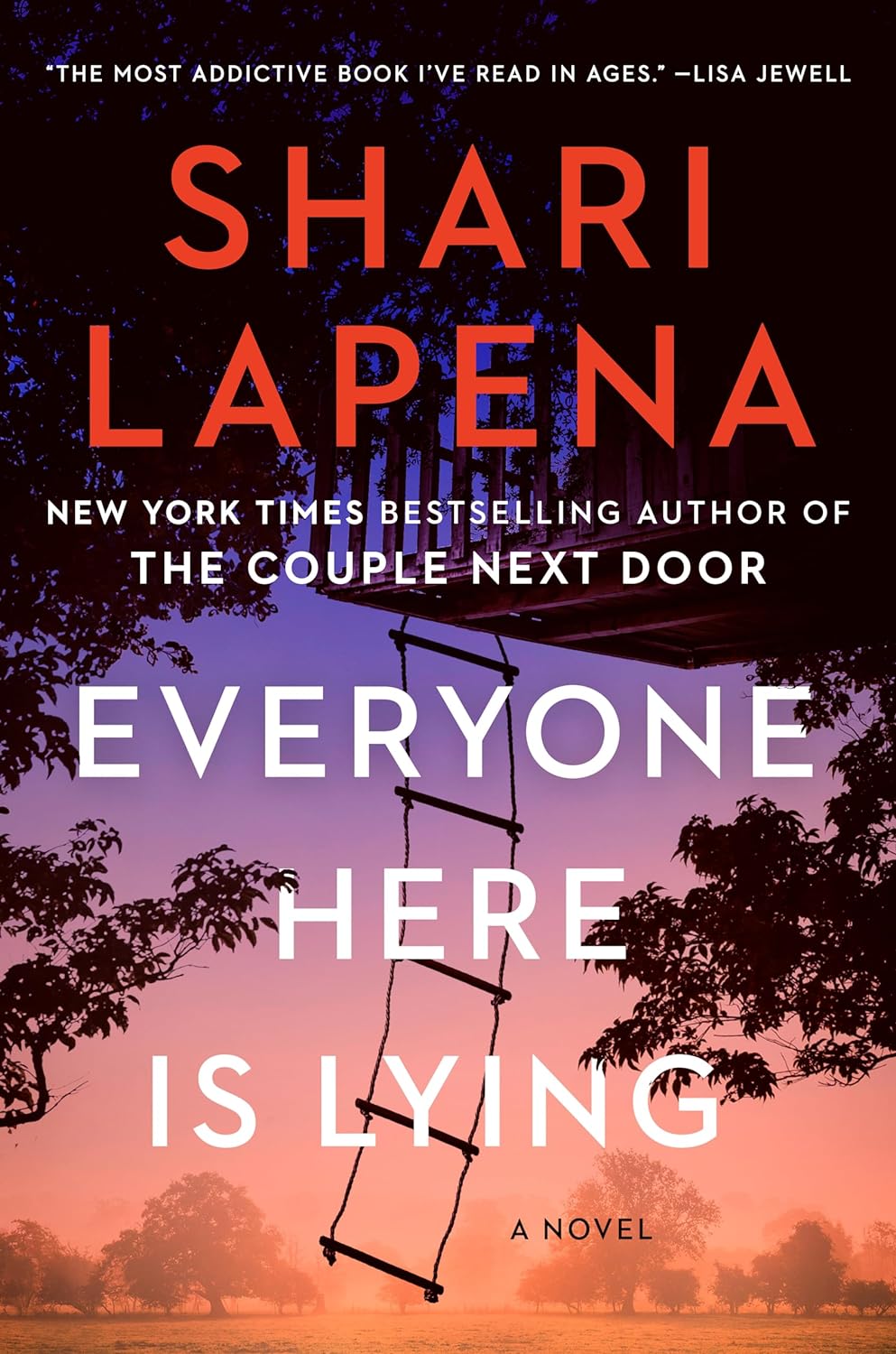 Everyone Here Is Lying - by Shari Lapena (Hardcover)