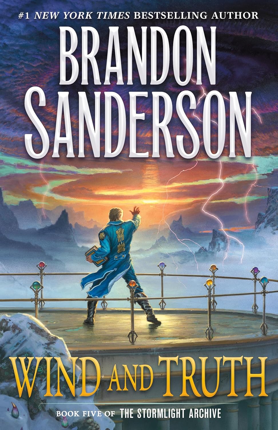 Wind and Truth: Book Five of the Stormlight Archive (Stormlight Archive #5) - by Brandon Sanderson (Hardcover)