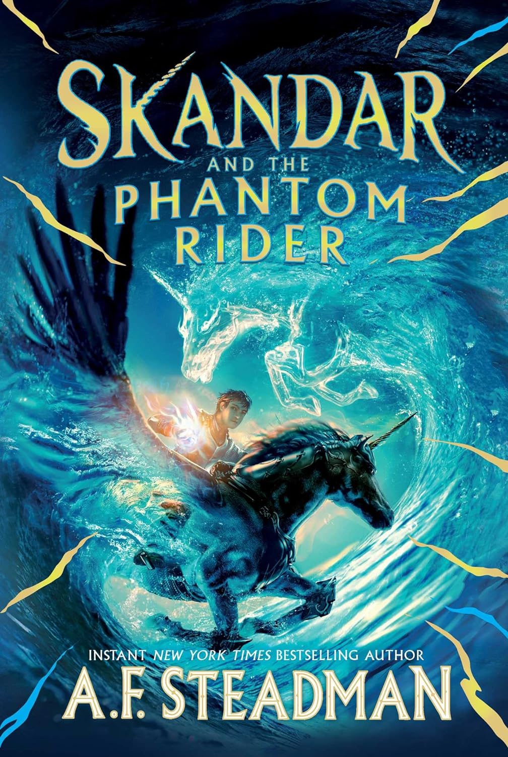 Skandar and the Phantom Rider - by A. F. Steadman (Hardcover)