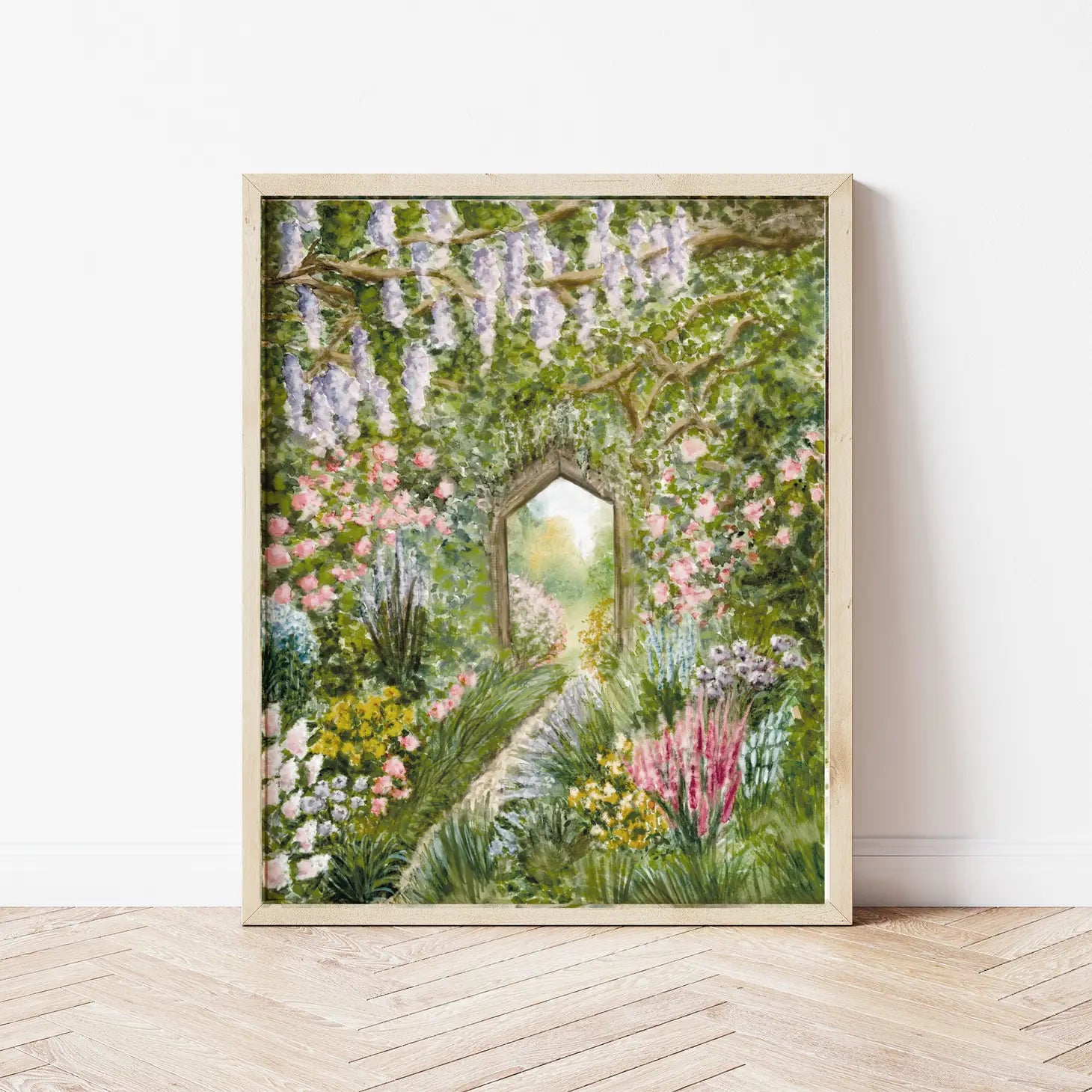 Secret Garden Print. Fairy Garden