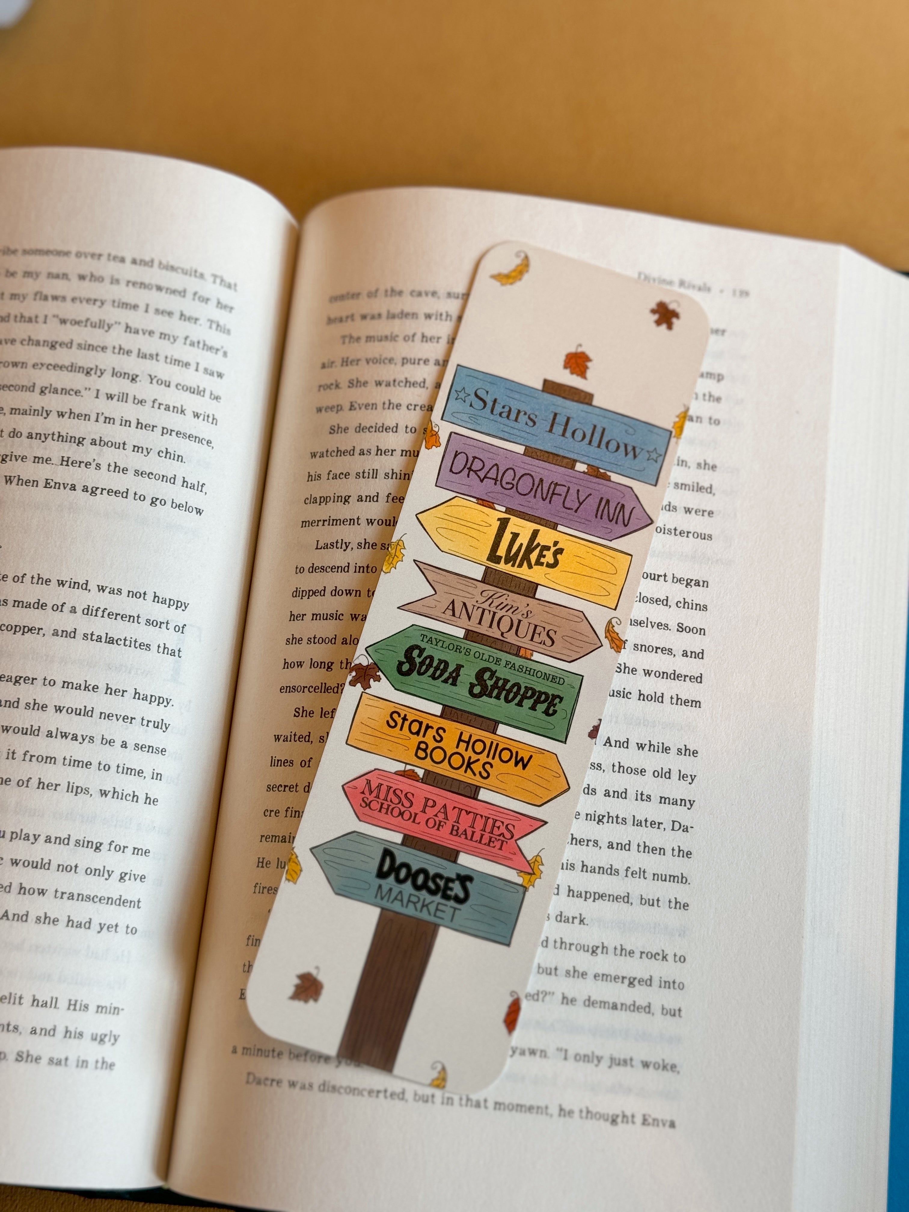 Gilmore Girls Signs Bookmark