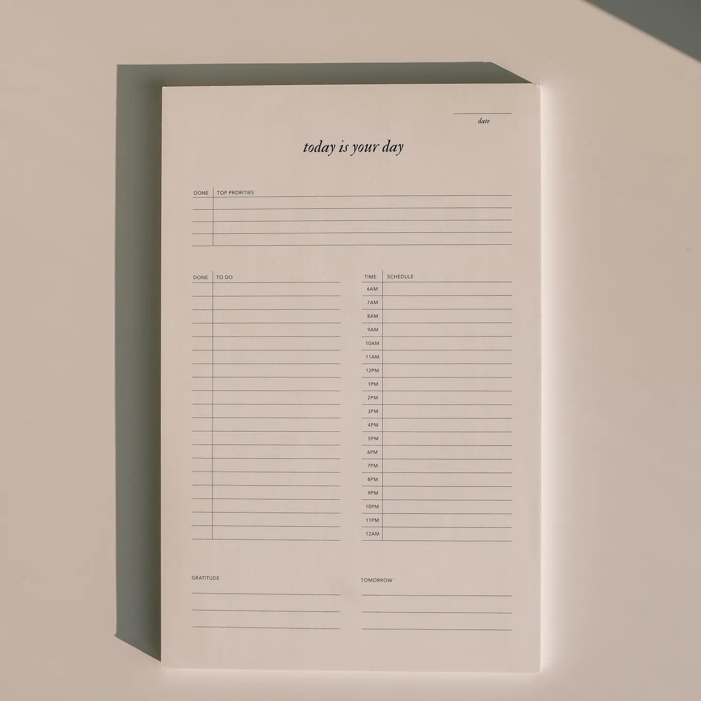 Today Is Your Day Notepad