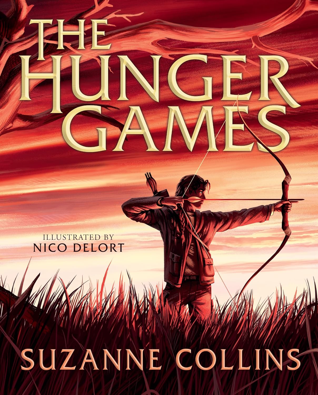 The Hunger Games: Illustrated Edition - by Suzanne Collins (Hardcover)