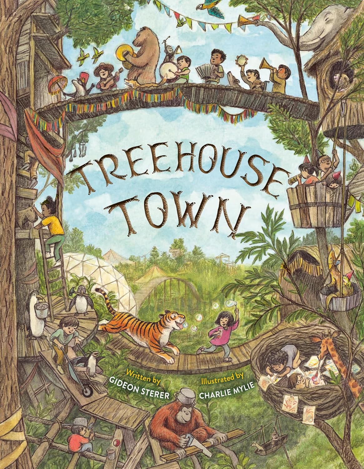 Treehouse Town - by Gideon Sterer (Hardcover)