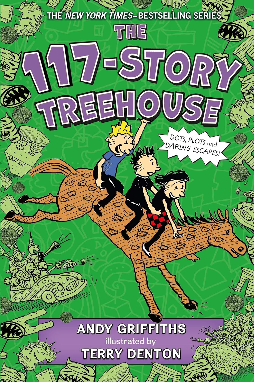 The 117-Story Treehouse: Dots, Plots & Daring Escapes! (Treehouse Books #9) - by Andy Griffiths