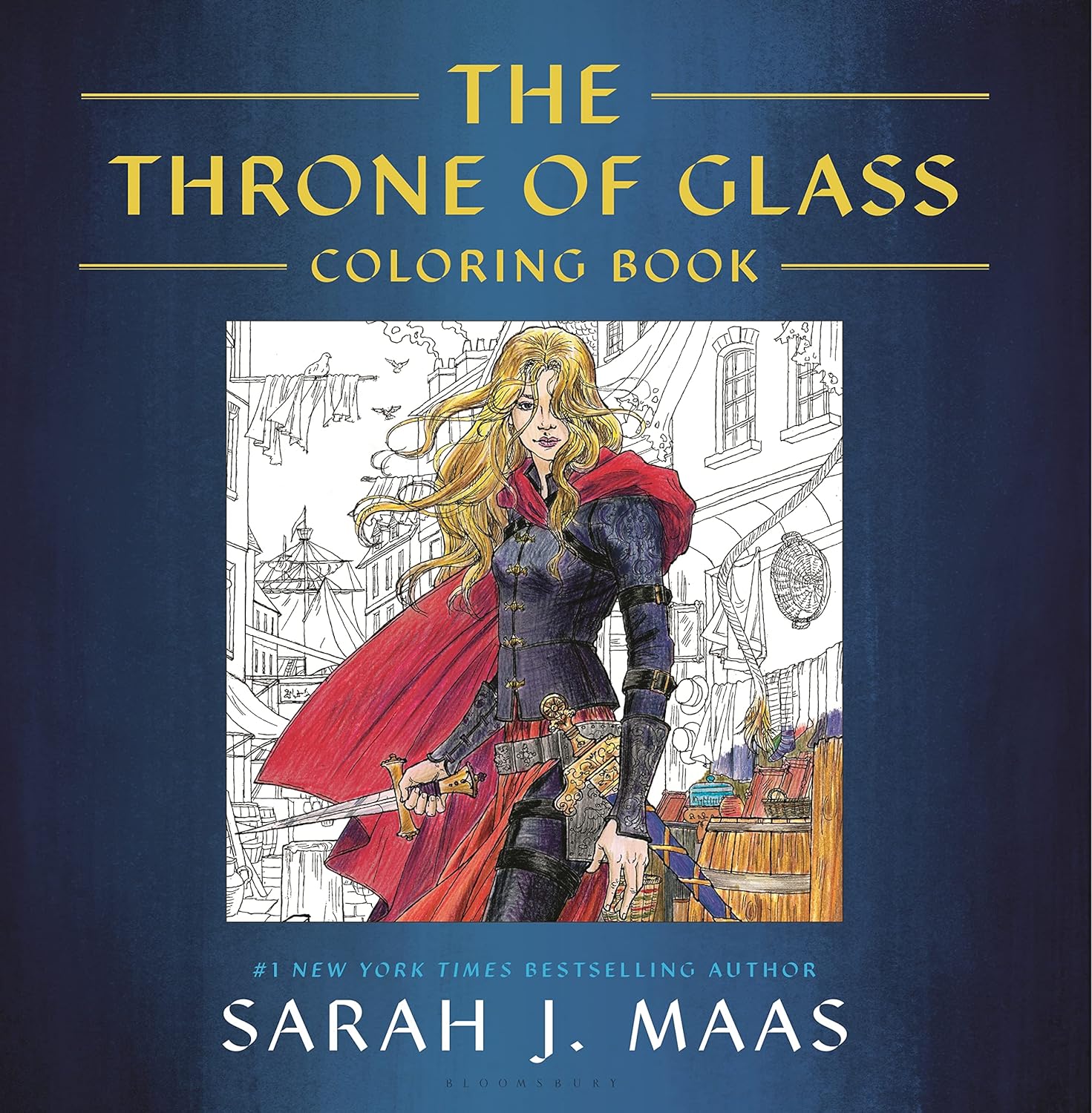 The Throne of Glass Coloring Book (Throne of Glass) - by Sarah J Maas