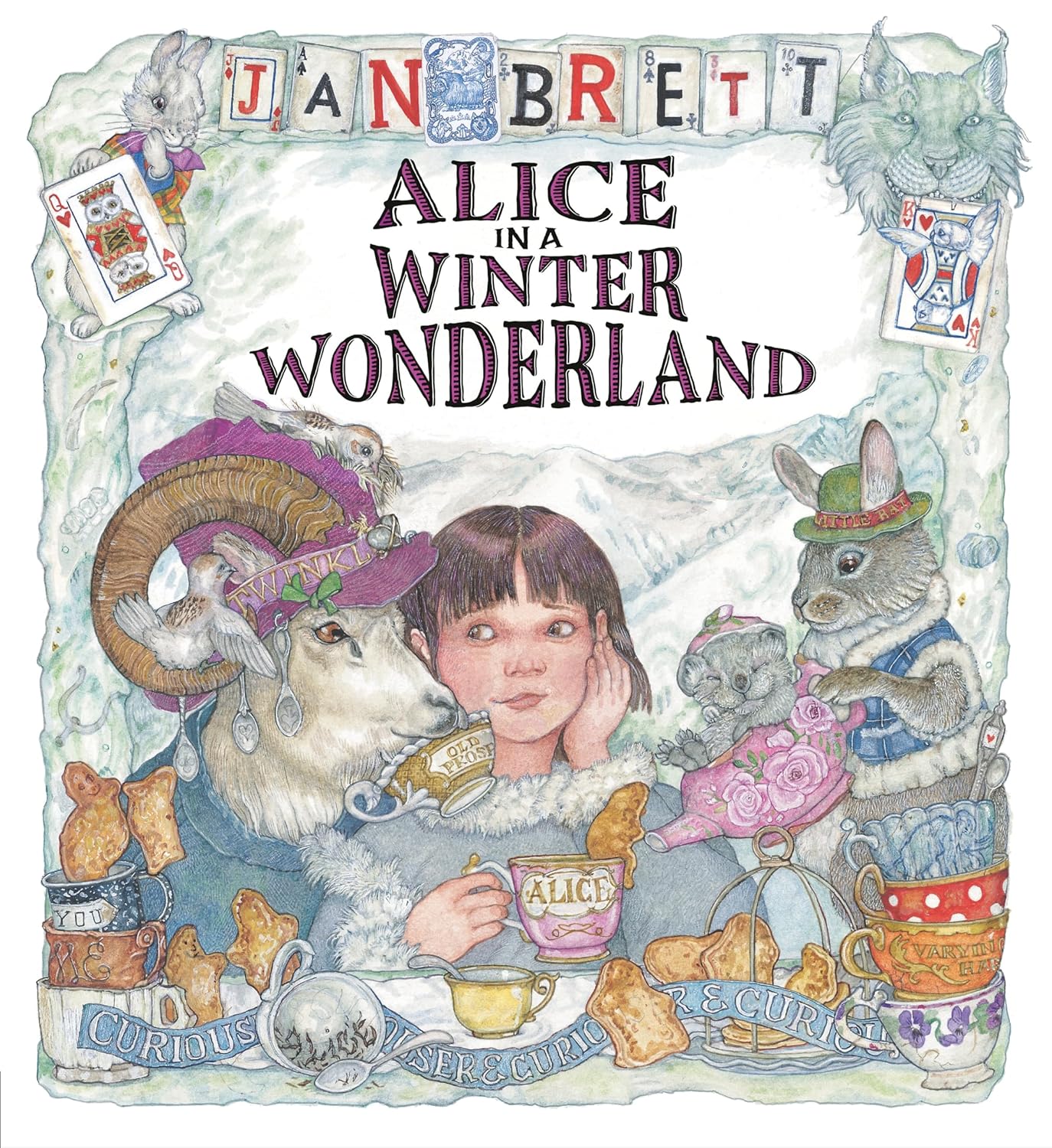 Alice in a Winter Wonderland - by Jan Brett (Hardcover)