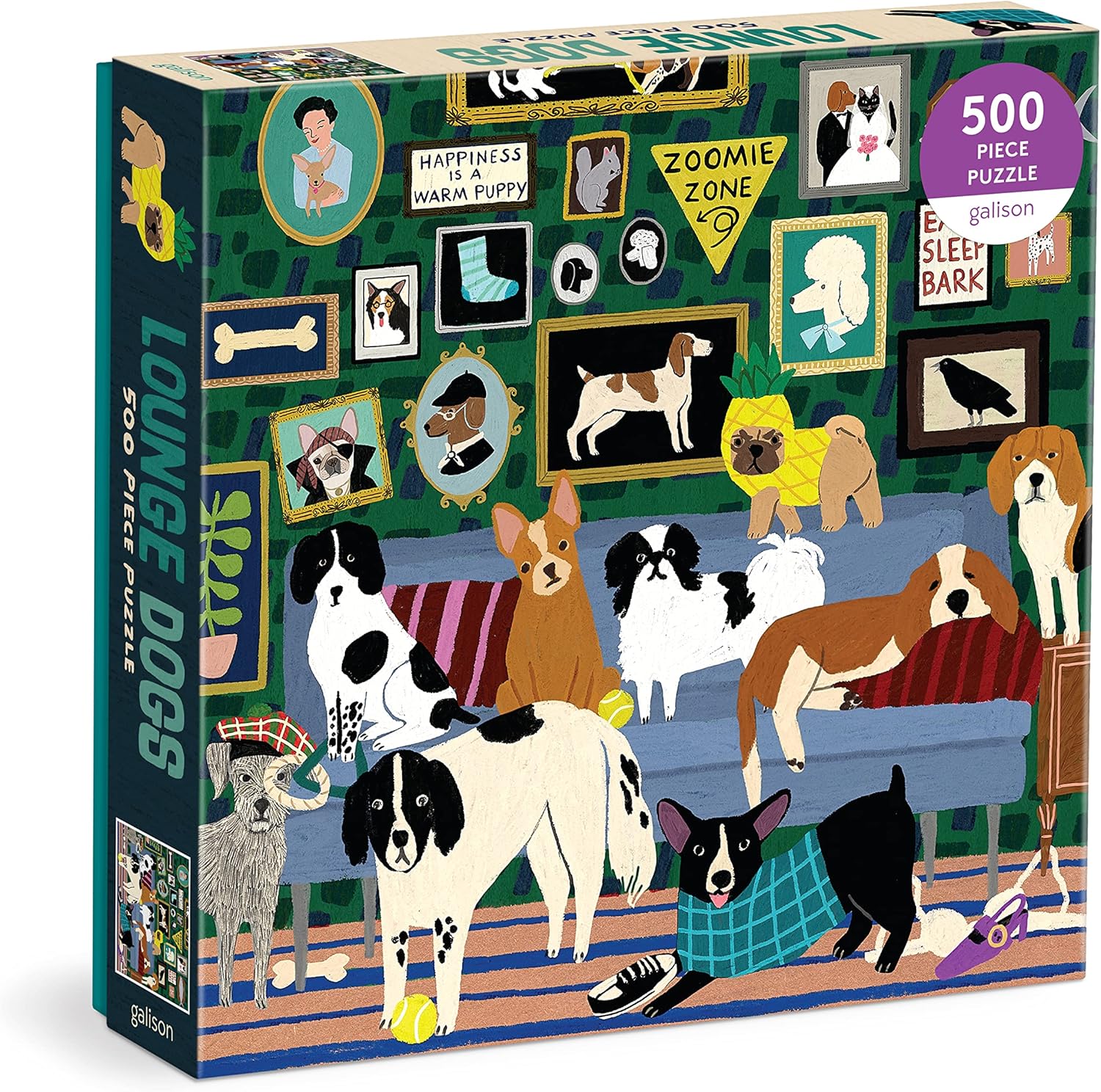 Lounge Dogs 500 Piece Puzzle