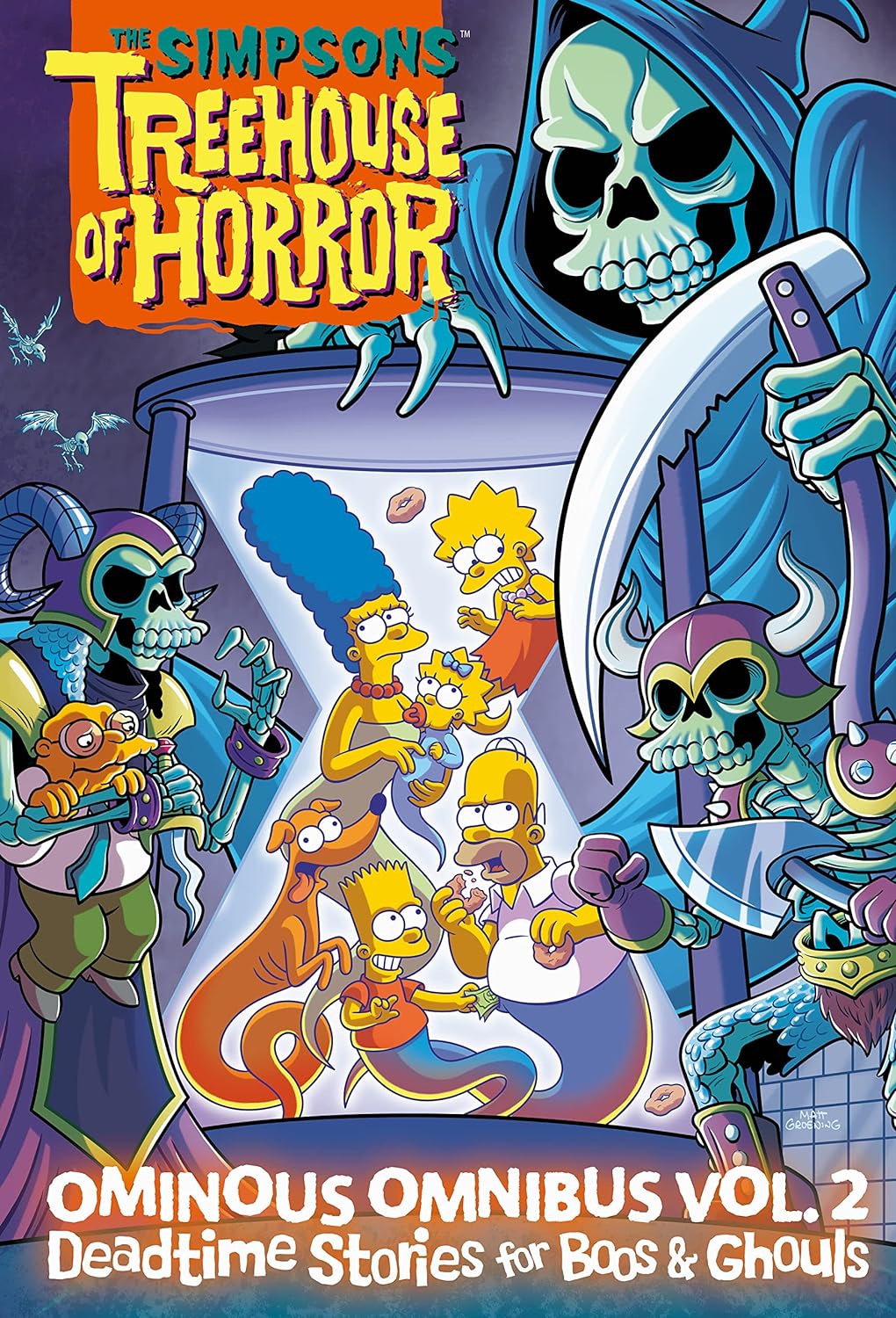 The Simpsons Treehouse of Horror Ominous Omnibus Vol. 2: Deadtime Stories for Boos & Ghouls: Volume 2 (Simpsons Treehouse of Horror #2) - by Matt Groening (Hardcover)