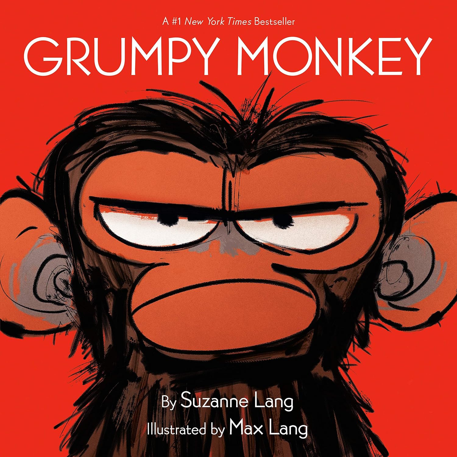 Grumpy Monkey - by Suzanne Lang (board book)