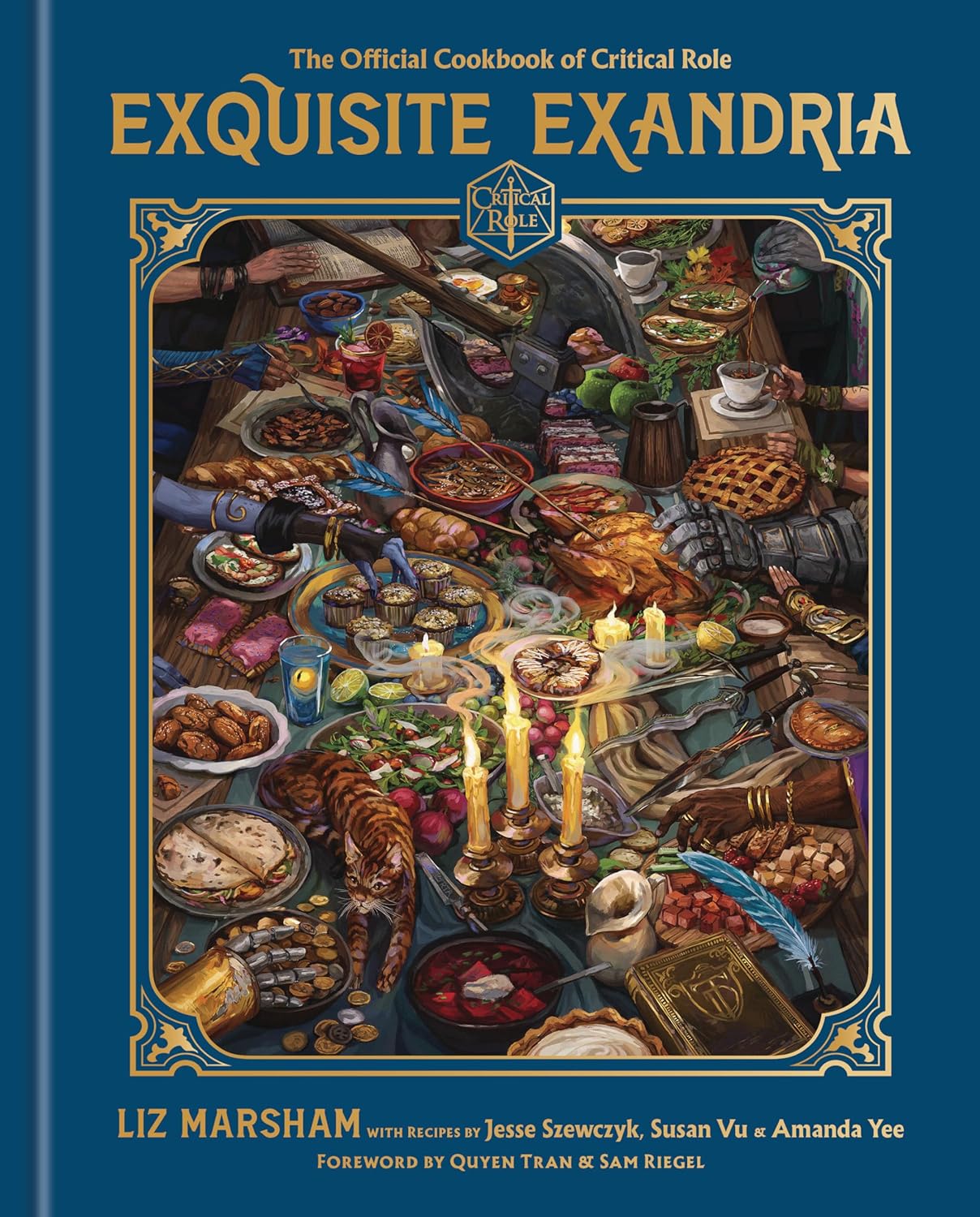 Exquisite Exandria: The Official Cookbook of Critical Role (Critical Role) - by Liz Marsham (Hardcover)