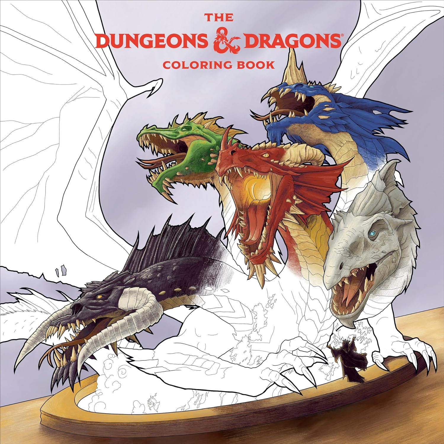 The Dungeons & Dragons Coloring Book: 80 Adventurous Line Drawings (Dungeons & Dragons)