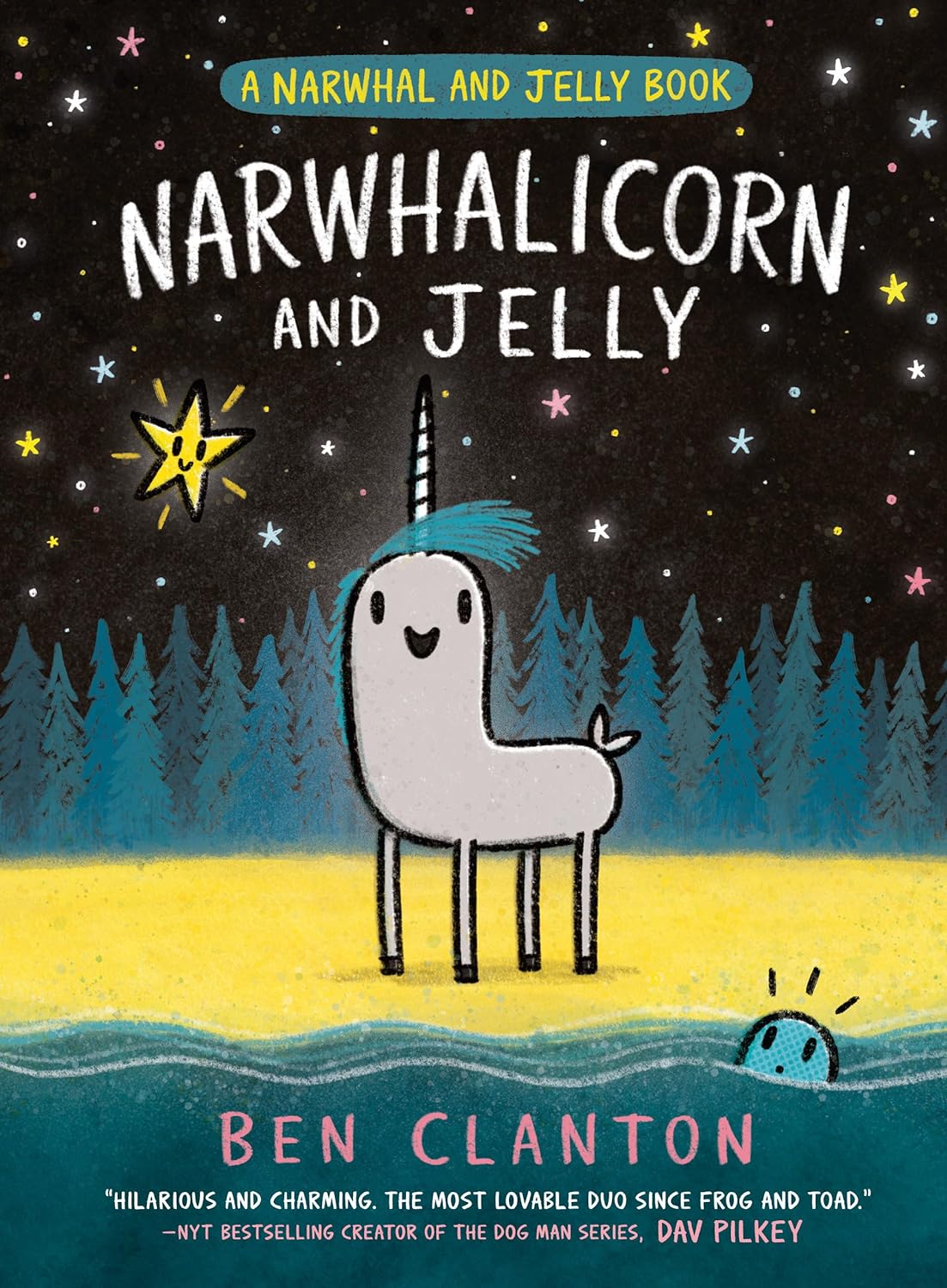 Narwhalicorn and Jelly (a Narwhal and Jelly Book #7) - by Ben Clanton (Hardcover)