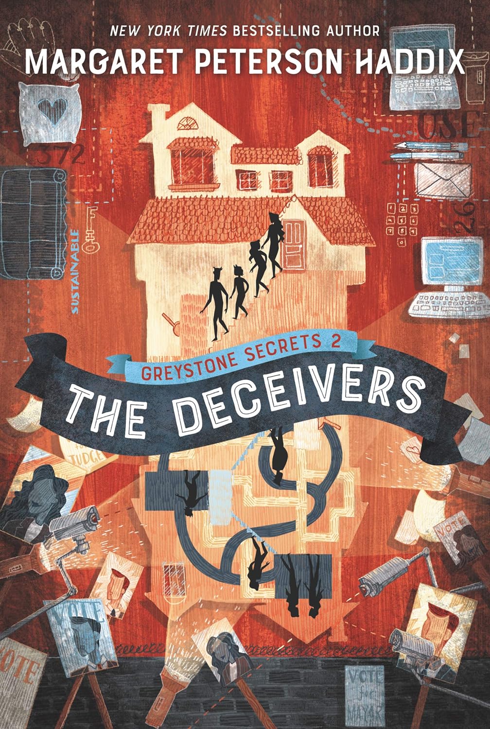 Greystone Secrets #2: The Deceivers  - by Margaret Peterson Haddix