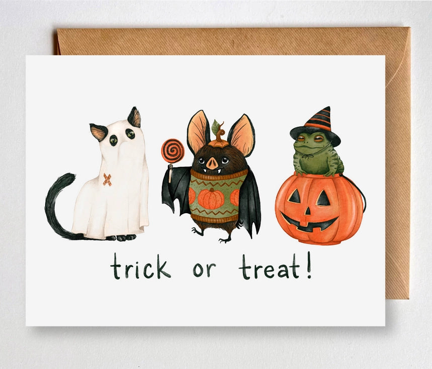 Trick or Treat Greeting Card