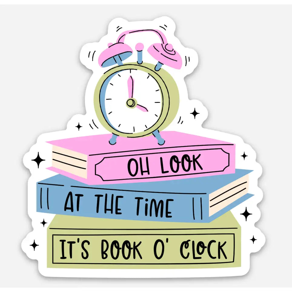 Book O'clock Sticker