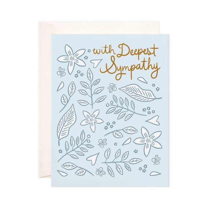 Blue Sympathy Card