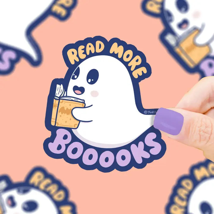 Read More Books Ghost Sticker