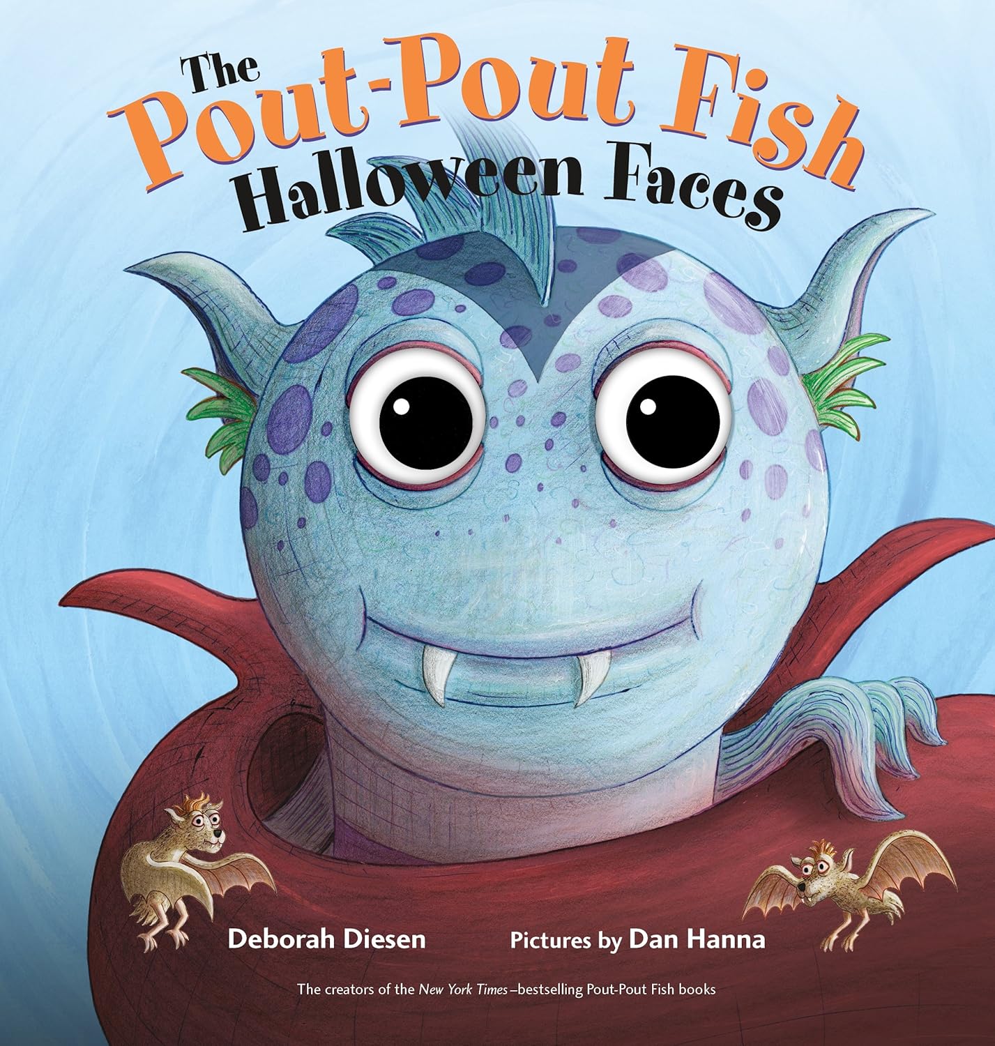 The Pout-Pout Fish Halloween Faces (Pout-Pout Fish Novelty) - by Deborah Diesen (Board Book)