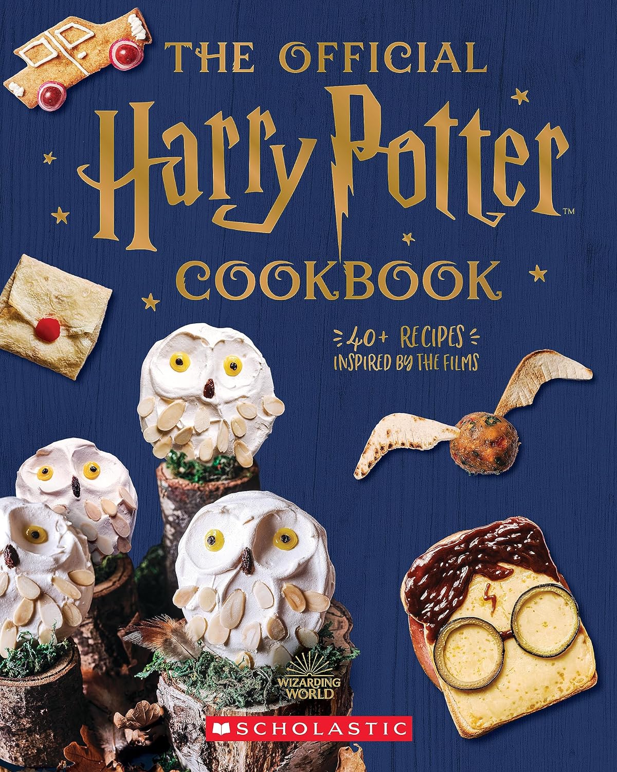 The Official Harry Potter Cookbook: 40+ Recipes Inspired by the Films - by Joanna Farrow (Hardcover)