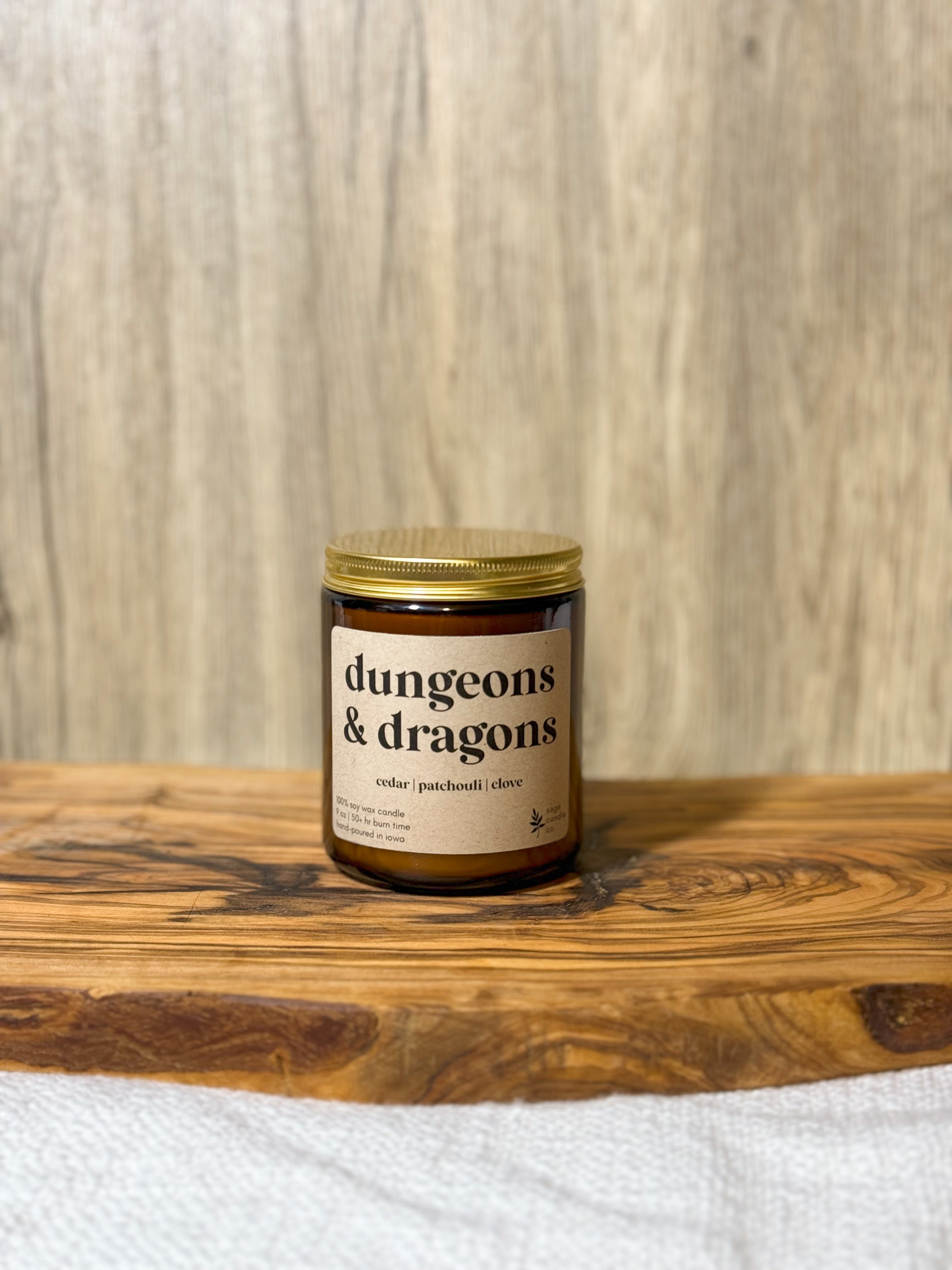 Dungeons & Dragons- 9 oz Candle