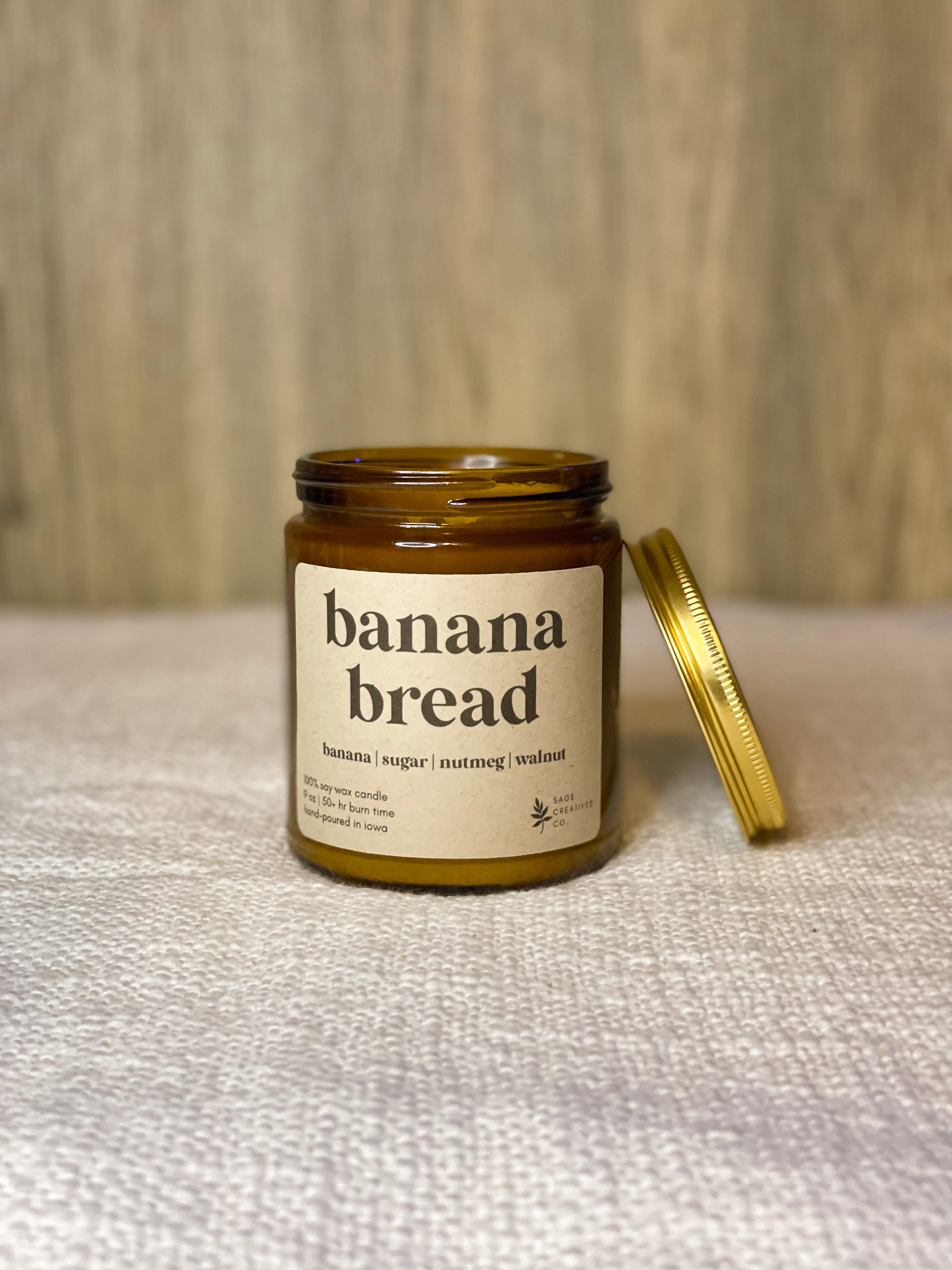 Banana Bread - 9 oz Candle