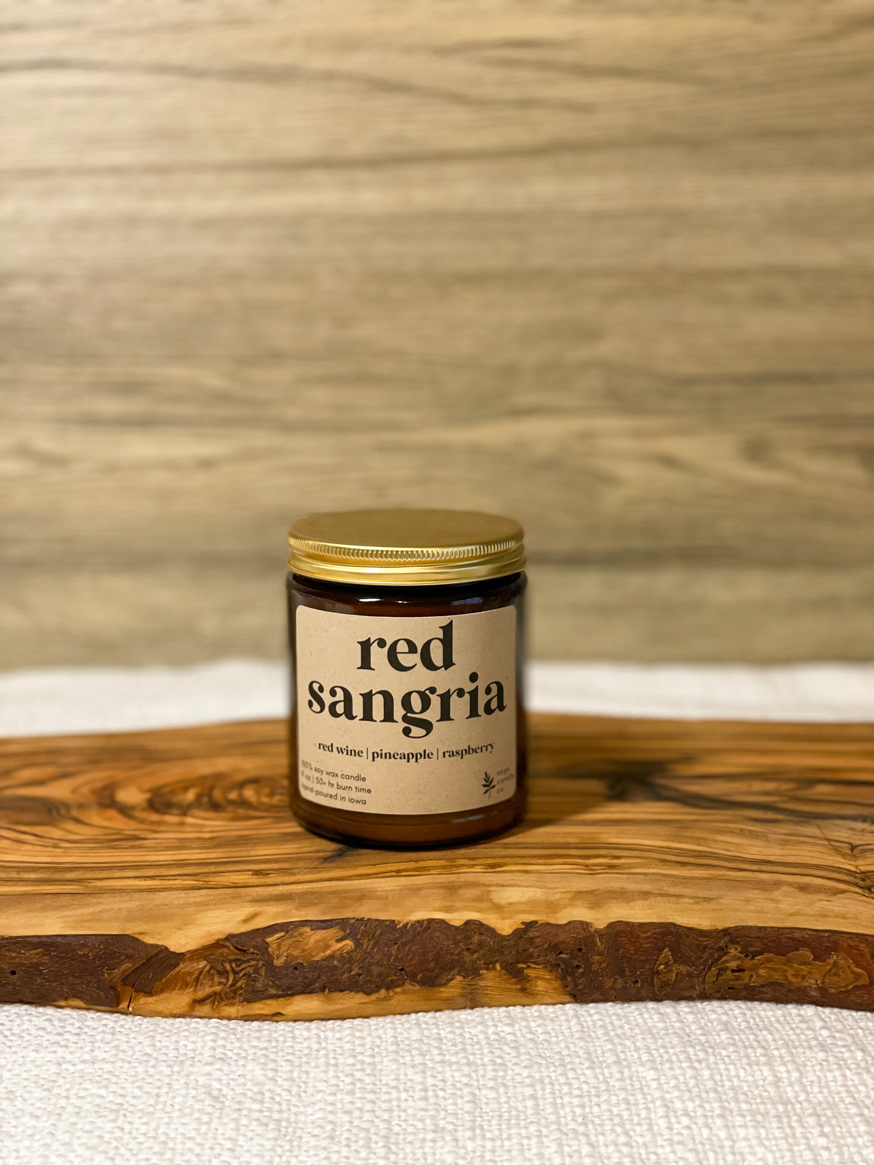 Red Sangria - 9 oz Candle