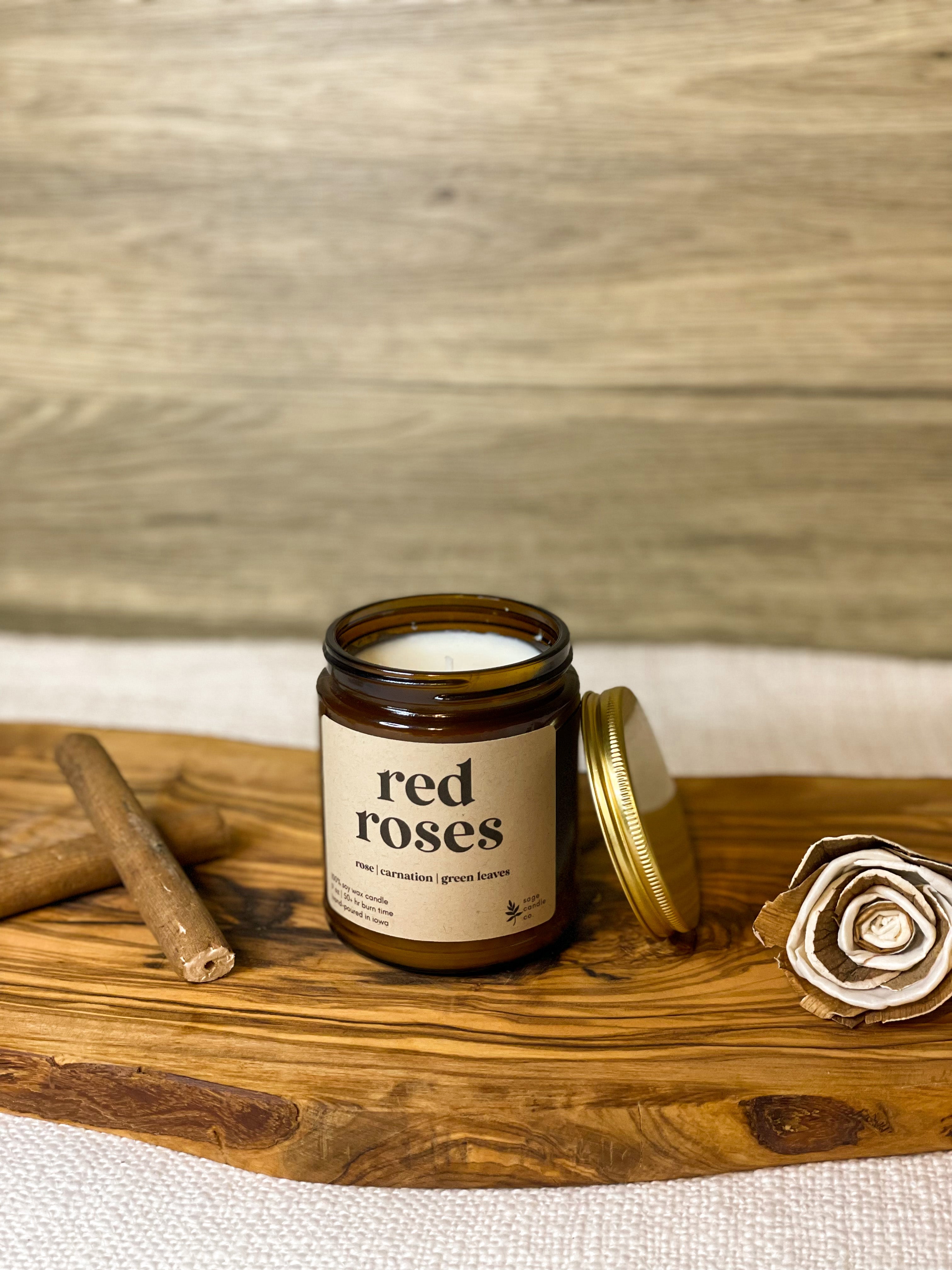 Red Roses - 9 oz Candle