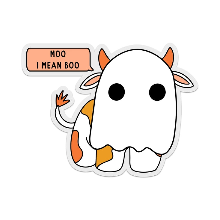 Halloween Cow Sticker