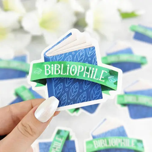 Bibliophile Vinyl Sticker