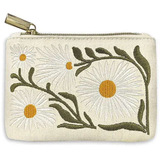 Coin Pouch Flower Market Daisy