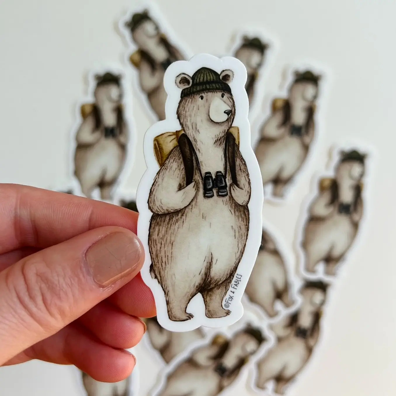 Vinyl Sticker - Bear Hike