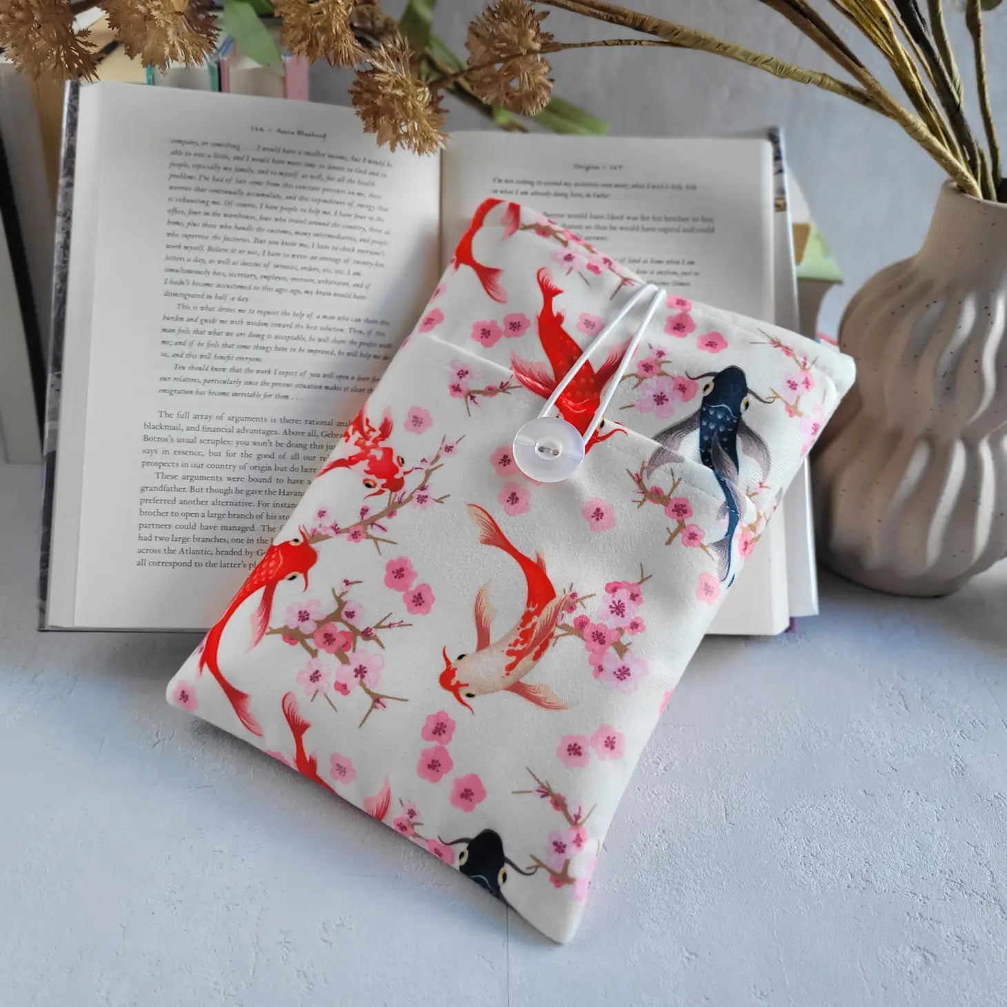 Koi Fish Paperback Book Sleeve