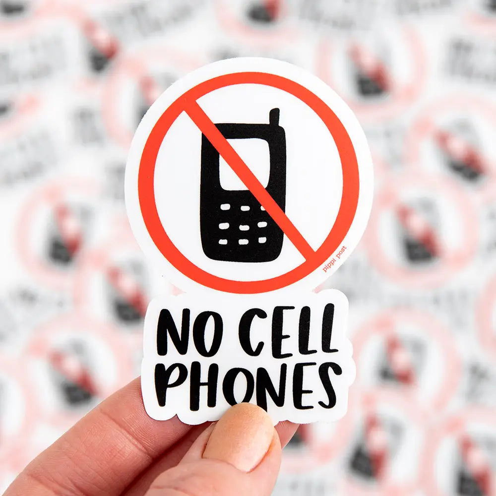 No Cell Phones Decal Sticker – The Nook