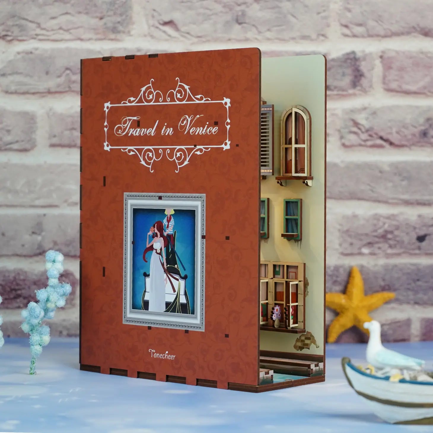 Diy Miniature House Book Nook Kit: Travel in Venice