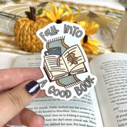 Fall Into a Good Book Sticker