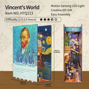 Diy Miniature House Book Nook Kit: Vincent's World