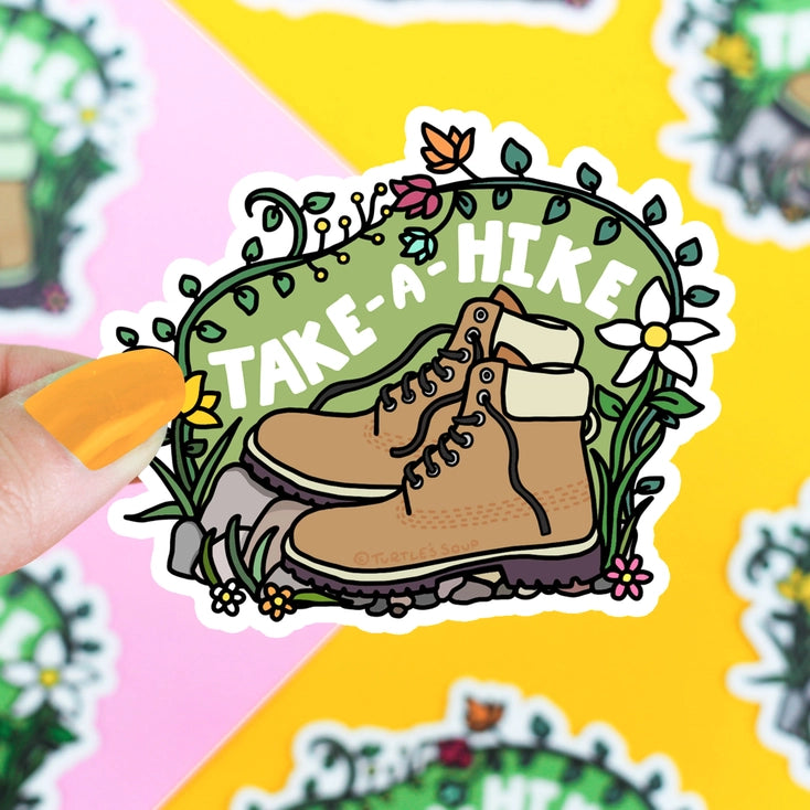 Take A Hike Outdoor Hiking Sticker