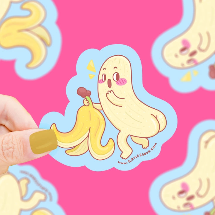 Naked Banana Butt Sticker