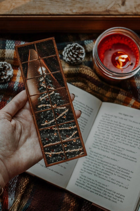 Christmas Tree Holiday Window Bookmark