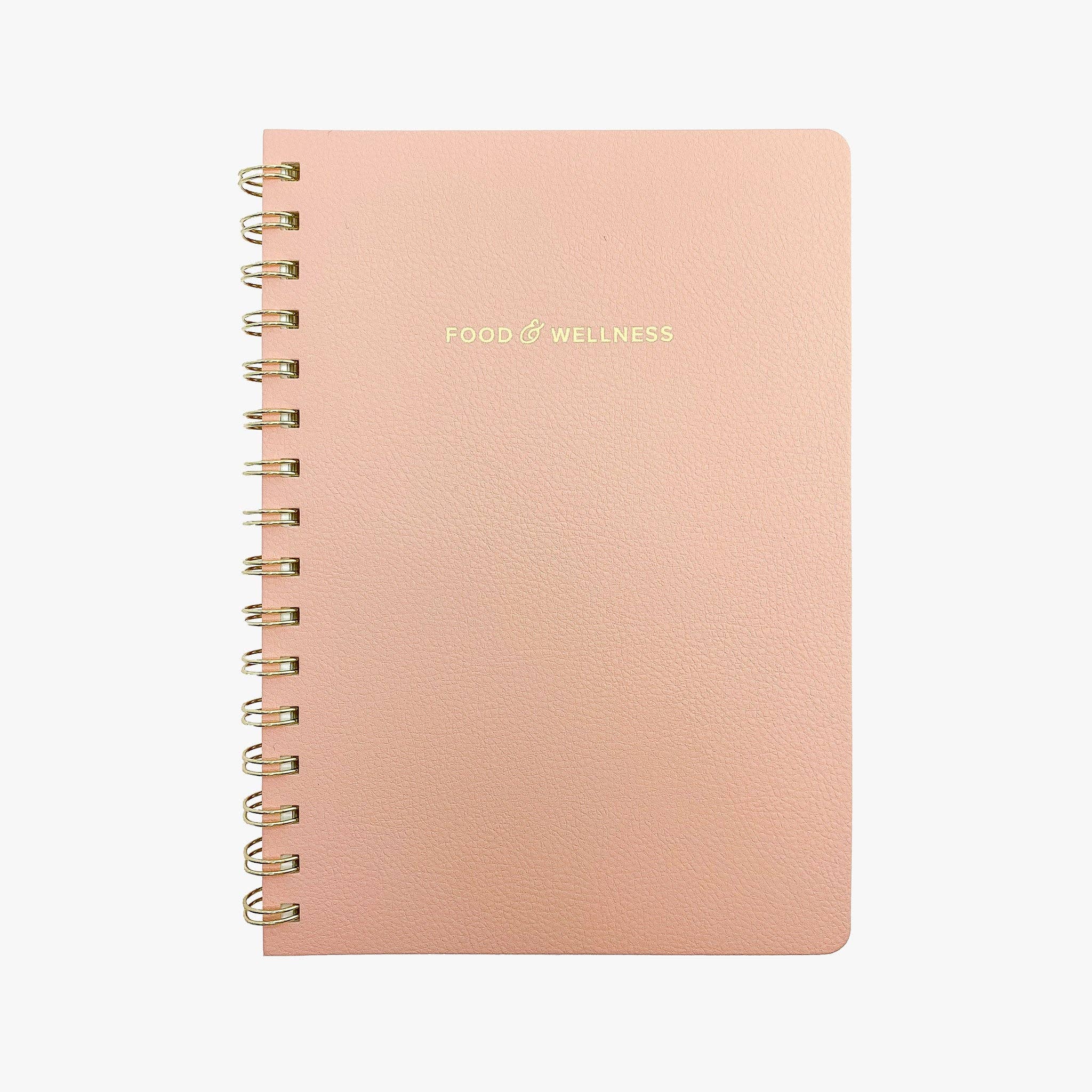 Food and Wellness Journal: Pink