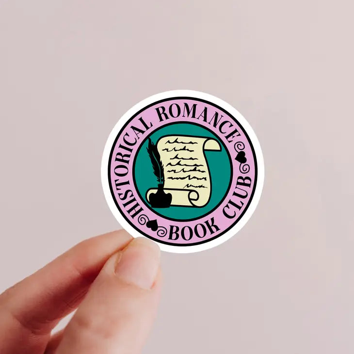 Historical Romance Book Club Sticker